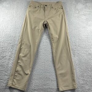 Levi 511 Slim Tech Pants Mens 30x30 Tan Beige Khaki Stretch Light Weight